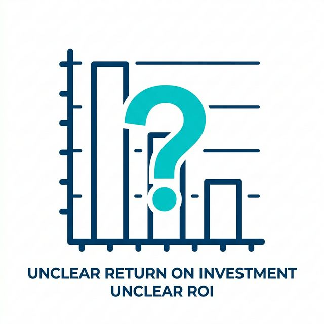 費用対効果の不明瞭